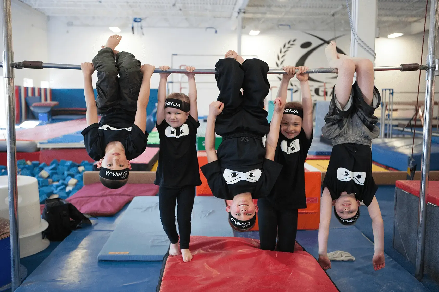 Ninja Zone at Elite Gymnastics Academy in Burnsville